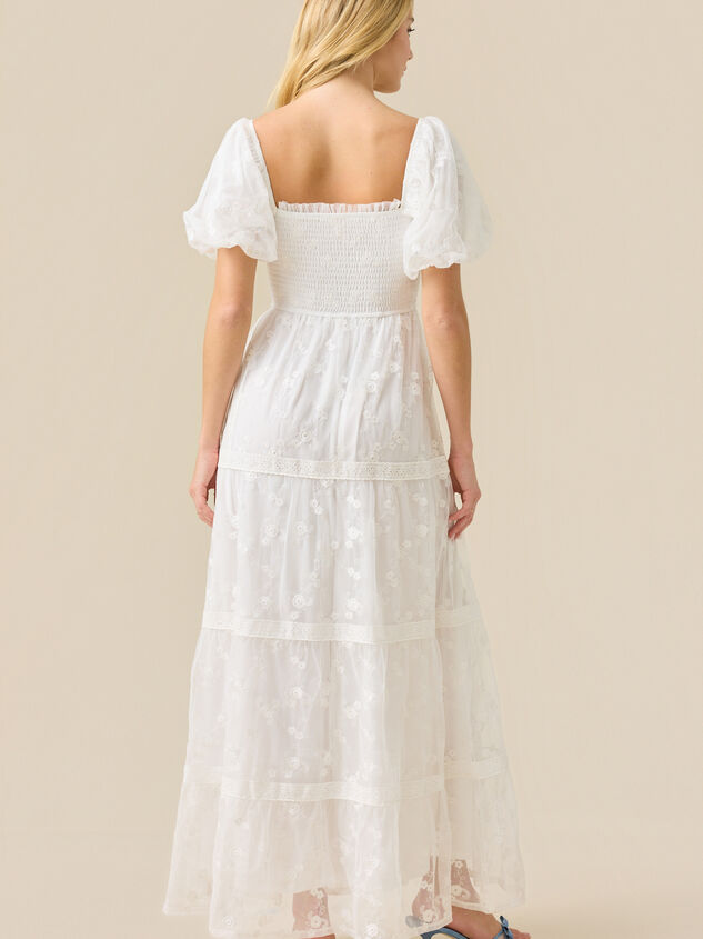 Enoa Floral Maxi Dress Detail 5 - ALTAR'D STATE KIDS