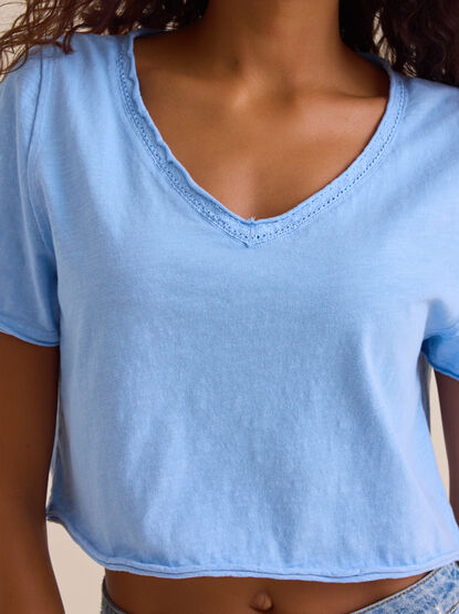 Vera Cropped Lace Tee - ALTAR'D STATE KIDS