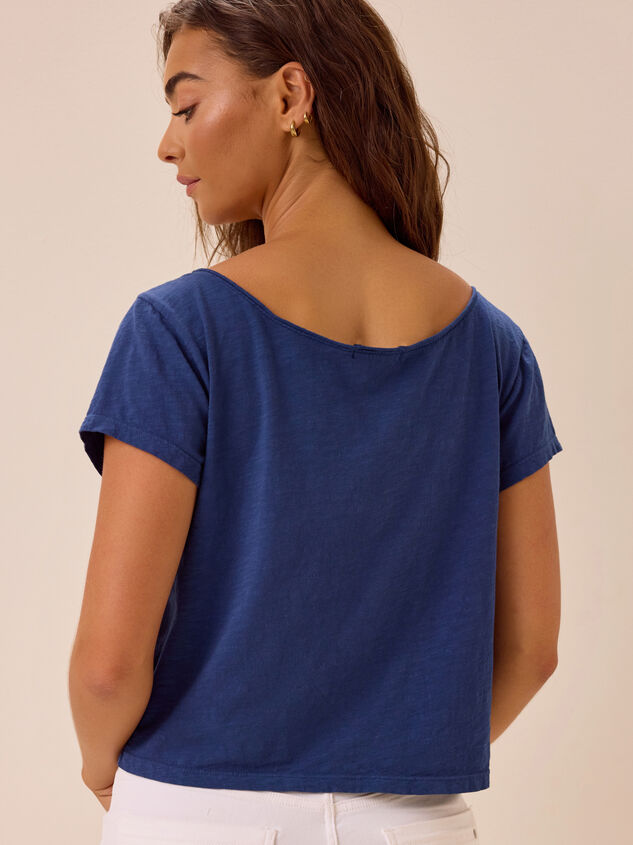 Boston Off Shoulder Tee Detail 5 - AS Kids