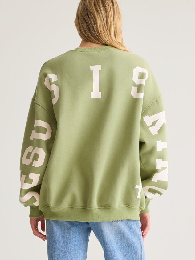 Jesus Is King Pullover Detail 7 - AS Kids