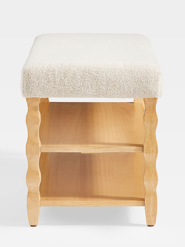 Hudson Upholstered & Wood Storage Bench Detail 5 - ALTAR'D STATE KIDS