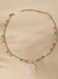 Beaded Mop Shell Necklace - ALTAR'D STATE KIDS
