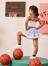 Addy Floral Double Layer Tank Detail 6 - AS Kids