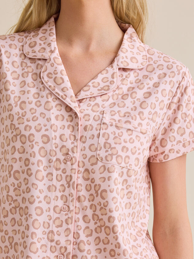 Lulu Leopard Mama PJ Set Detail 4 - ALTAR'D STATE KIDS