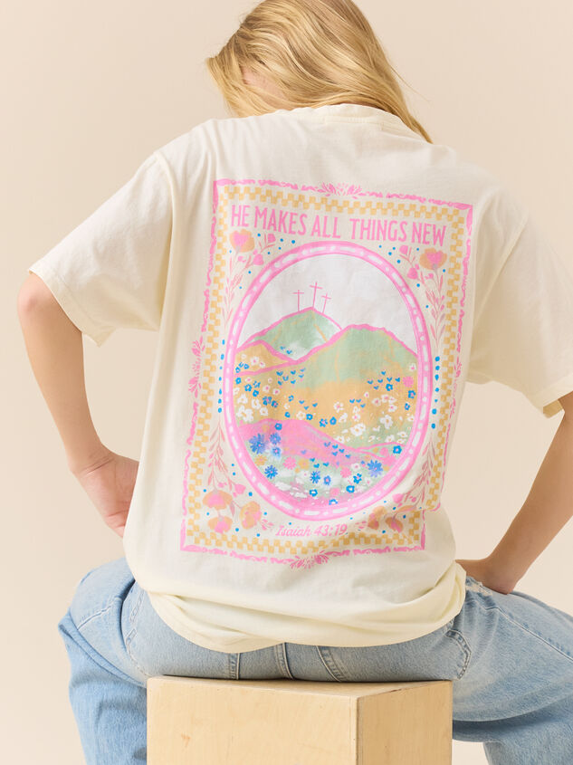 All Things New Graphic Tee Detail 2 - AS Kids