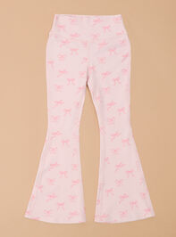 Bows Flare Leggings Detail 2 - ALTAR'D STATE KIDS