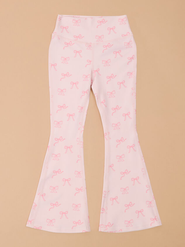 Bows Flare Leggings Detail 2 - ALTAR'D STATE KIDS