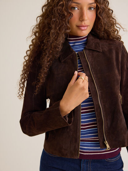 Aaliyah Geniune Suede Jacket - AS Kids