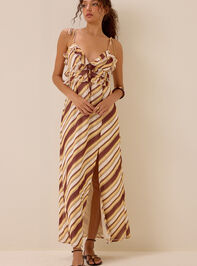 Tessa Ruffled Maxi Dress Detail 2 - AS Kids