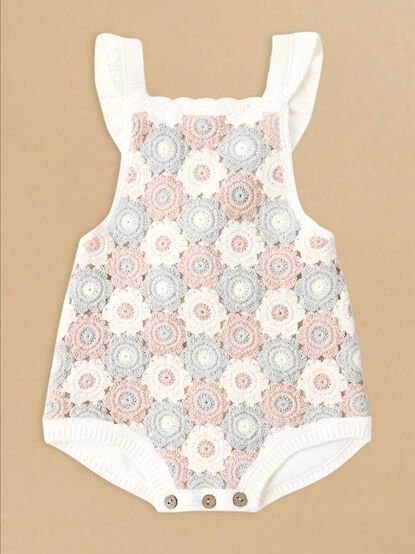 Lili Crochet Floral Bubble by Rylee + Cru - AS Kids