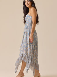 Cleo Strapless Floral Midi Dress Detail 2 - ALTAR'D STATE KIDS