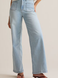 Braylee High Rise Straight Leg Jeans Detail 2 - AS Kids