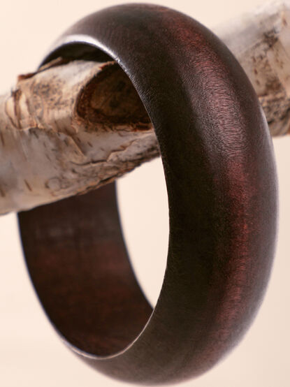 Wide Wood Bangle - AS Kids