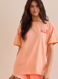 Hawaii Postcard Oversized Tee Detail 4 - AS Kids