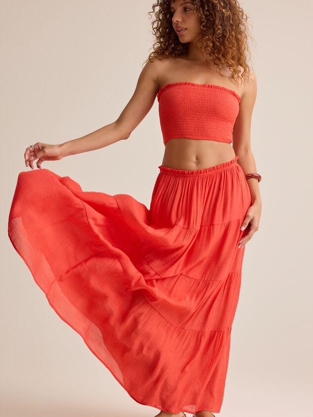 Tate Tiered Flowy Maxi Skirt - AS Kids