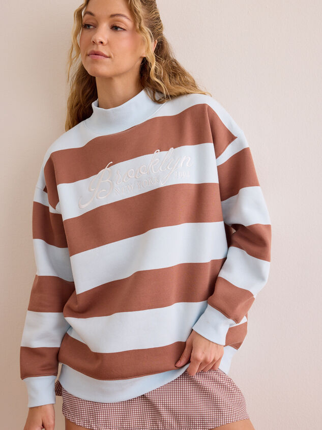 Brooklyn Stripe Mockneck - AS Kids