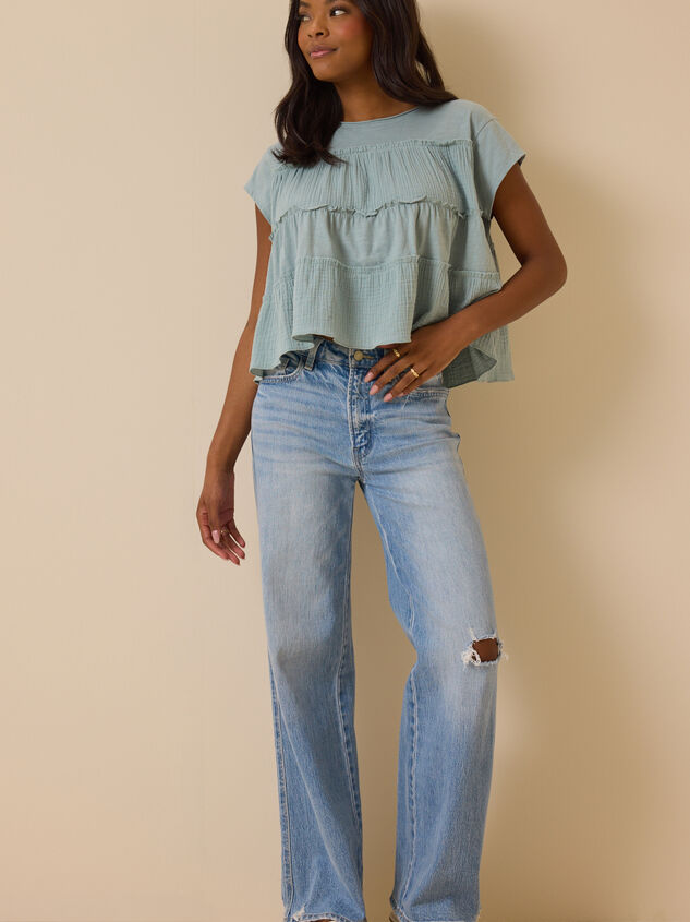 Nicole Ruffle Top Detail 2 - ALTAR'D STATE KIDS