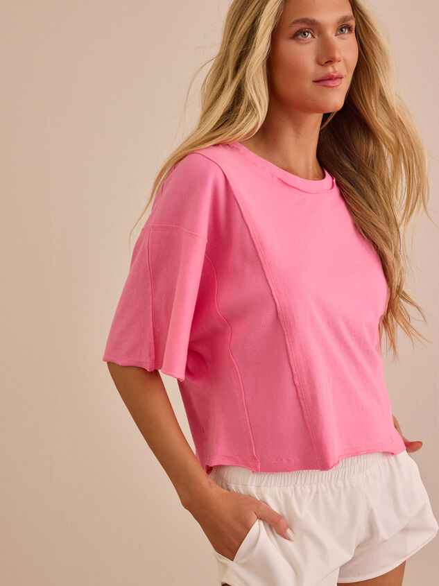 Vinyasa Flow Cropped Tee Detail 2 - ALTAR'D STATE KIDS