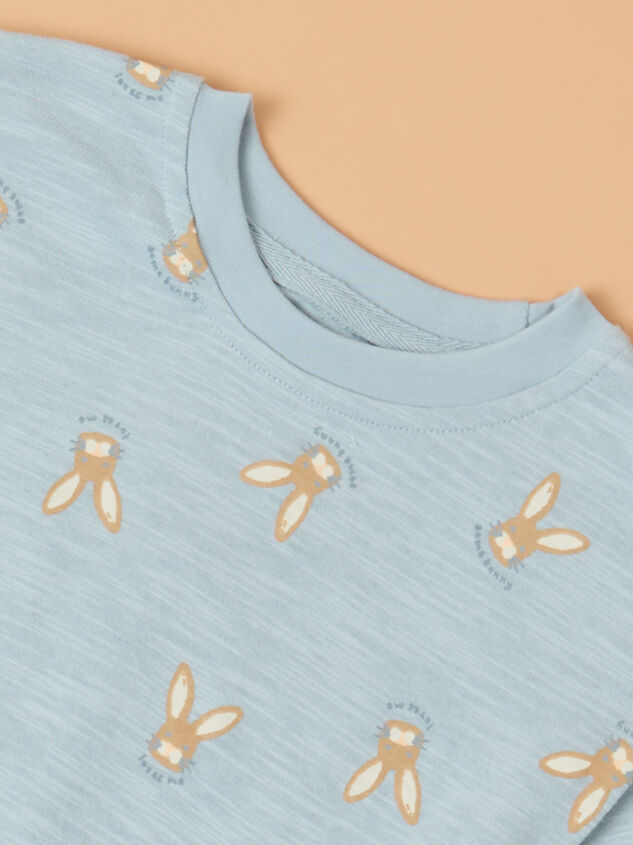 Some-Bunny Loves Me Long Sleeve Detail 3 - ALTAR'D STATE KIDS