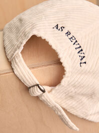Here for the Good Times Cord Baseball Hat Detail 3 - AS Kids