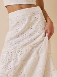 Nalia Eyelet Tiered Midi Skirt Detail 2 - ALTAR'D STATE KIDS