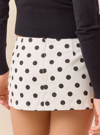 Pippa Polka Dot Mini Skirt Detail 6 - ALTAR'D STATE KIDS