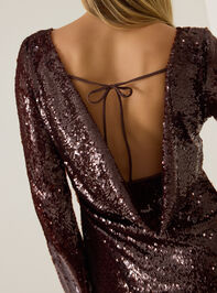 Cheyenne Sequin Mini Dress Detail 4 - AS Kids