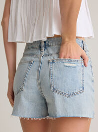 Shelbie Paint Splatter Shorts Detail 5 - AS Kids