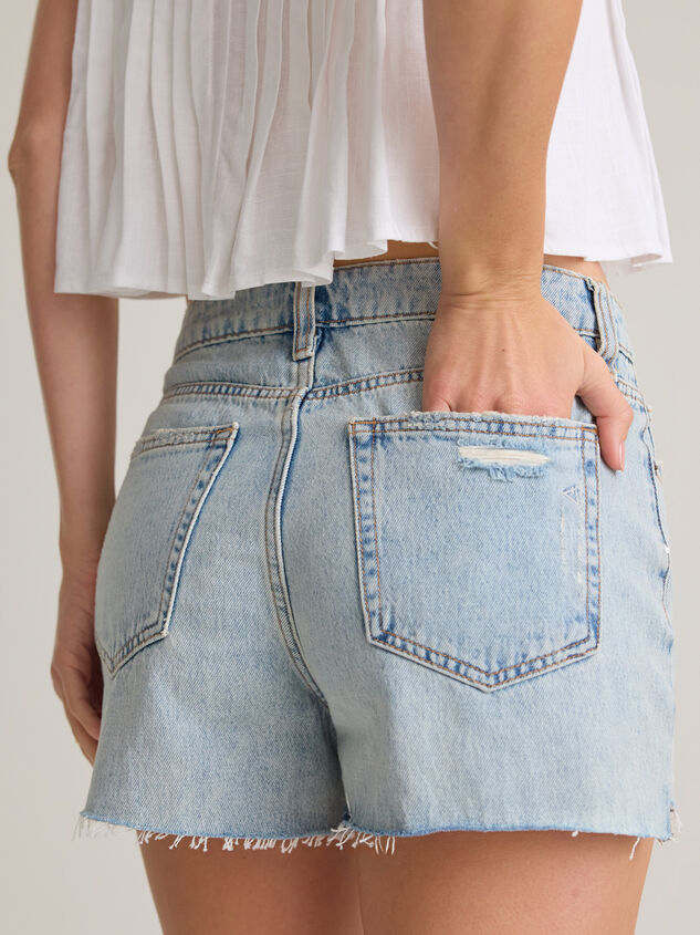 Shelbie Paint Splatter Shorts Detail 5 - AS Kids