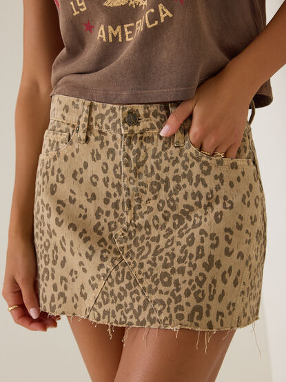 Ellanor Cheetah Skirt - AS Kids