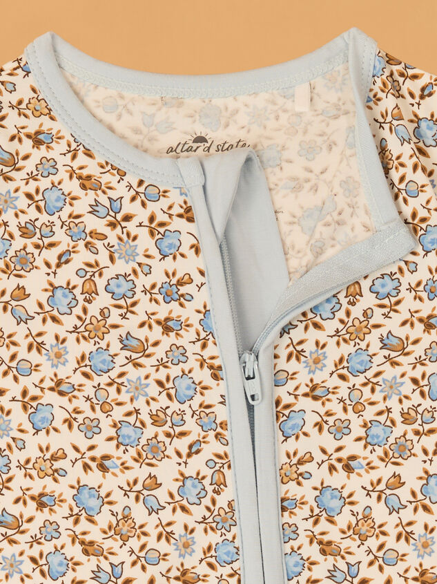 Hazel Floral Long Sleeve Romper Detail 3 - AS Kids