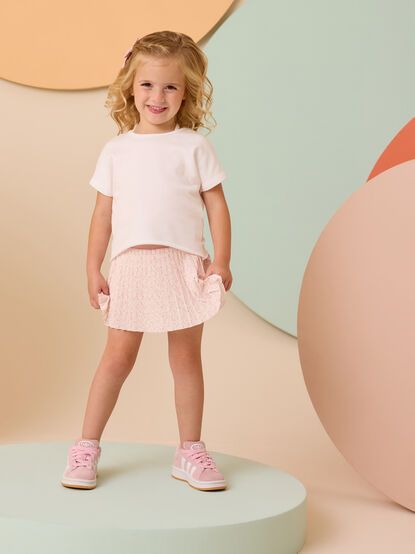 Ivy Floral Pleated Skort - AS Kids