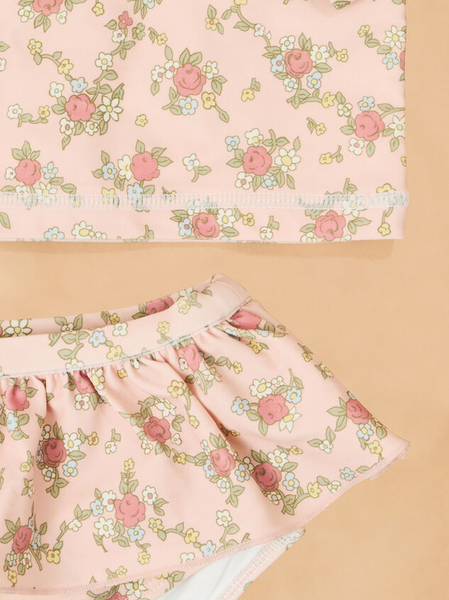 Edith Rose Two Piece Ruffle Swimsuit Detail 2 - ALTAR'D STATE KIDS