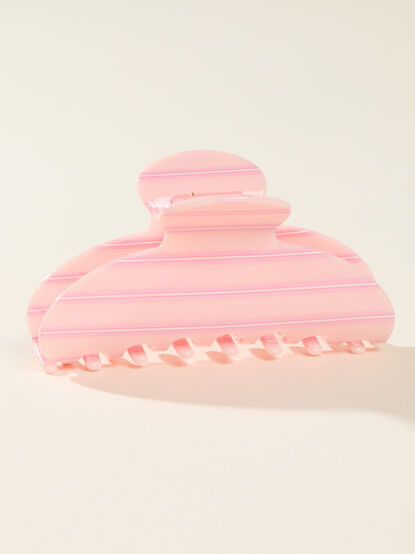 Pink Stripe Claw Clip - ALTAR'D STATE KIDS