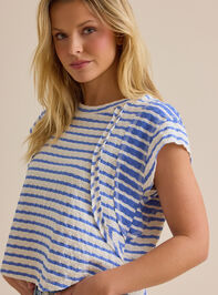 Royel Striped Tee Detail 3 - ALTAR'D STATE KIDS