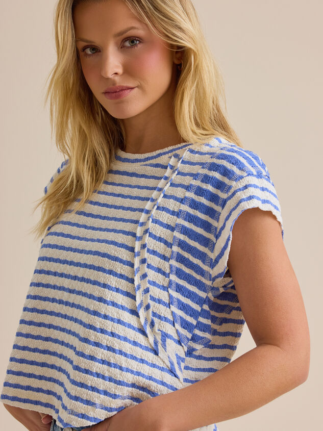 Royel Striped Tee Detail 3 - ALTAR'D STATE KIDS