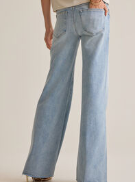 Lucie Low Rise Relaxed Flare Jeans Detail 5 - AS Kids