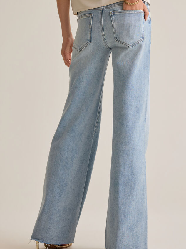 Lucie Low Rise Relaxed Flare Jeans Detail 5 - AS Kids