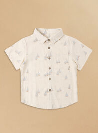 Shoreline Sail Collared Shirt by Rylee + Cru - ALTAR'D STATE KIDS