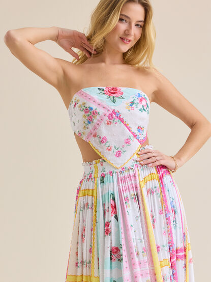 Gianna Floral Bandana Top - ALTAR'D STATE KIDS