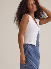 Zelia Ruffle Sleeveless Kimono Detail 3 - ALTAR'D STATE KIDS