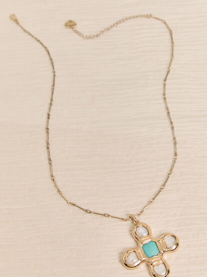 Seaside Grace Cross Necklace - AS Kids