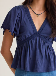 Nia Crochet Babydoll Tee Detail 3 - AS Kids