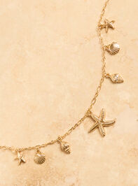 Starfish Shell Charm Necklace Detail 2 - ALTAR'D STATE KIDS