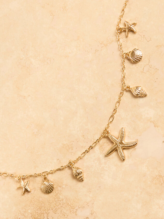 Starfish Shell Charm Necklace Detail 2 - ALTAR'D STATE KIDS