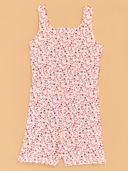 Abby Floral Unitard - AS Kids