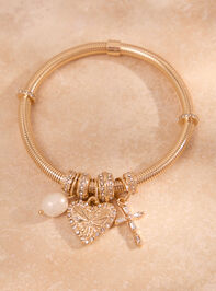 Ribbed Stretch Charm Bracelet Detail 2 - ALTAR'D STATE KIDS