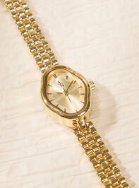 Gold Oblong Link Watch Detail 3 - ALTAR'D STATE KIDS