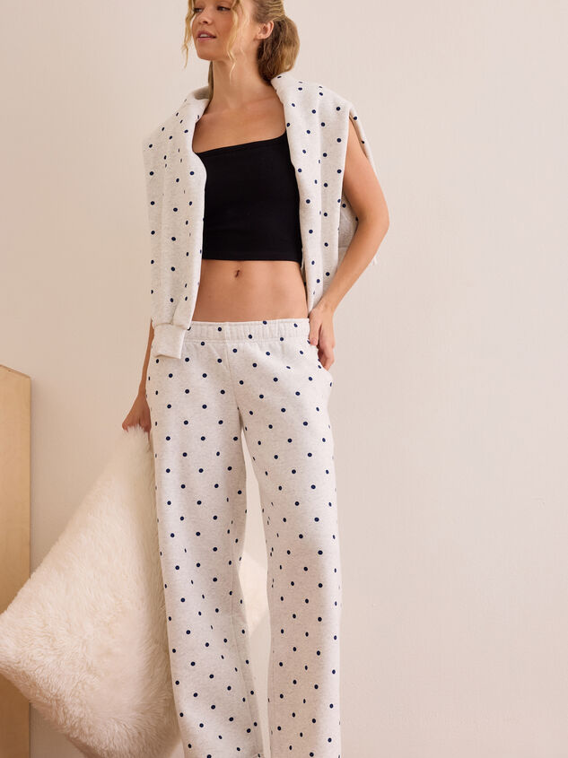 Classic Dot Cozy Pant Detail 4 - AS Kids