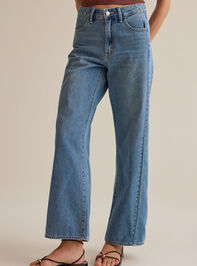 Hailey High Rise Barrel Jeans Detail 3 - AS Kids